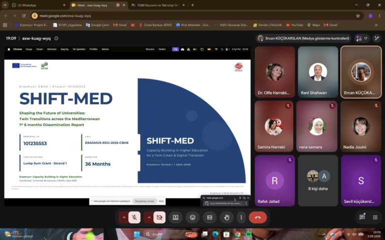 SHIFT-MED Consortium Defines the Roadmap for Green Curricula and the Next Phase of Implementation